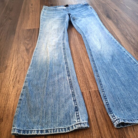 💙 BDG Flare Low Rise Denim Jeans Size 28 Y2K 2000s Western Coastal Cowgirl - Picture 3 of 7